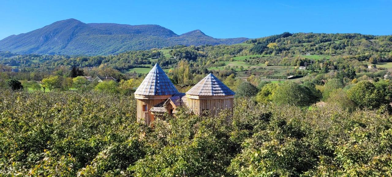 Roulottes Au Pied Du Vercors แซงต์-ฌอง-ออง-รัวยองส์ ภายนอก รูปภาพ