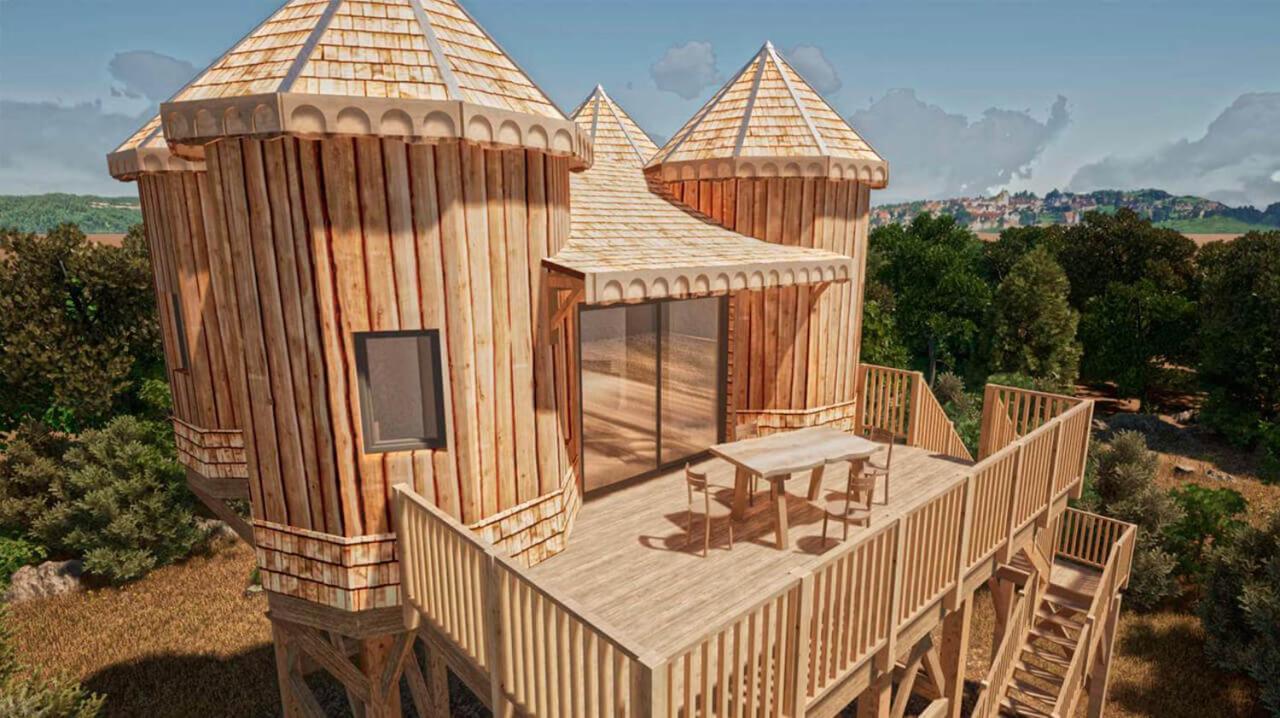 Roulottes Au Pied Du Vercors แซงต์-ฌอง-ออง-รัวยองส์ ภายนอก รูปภาพ