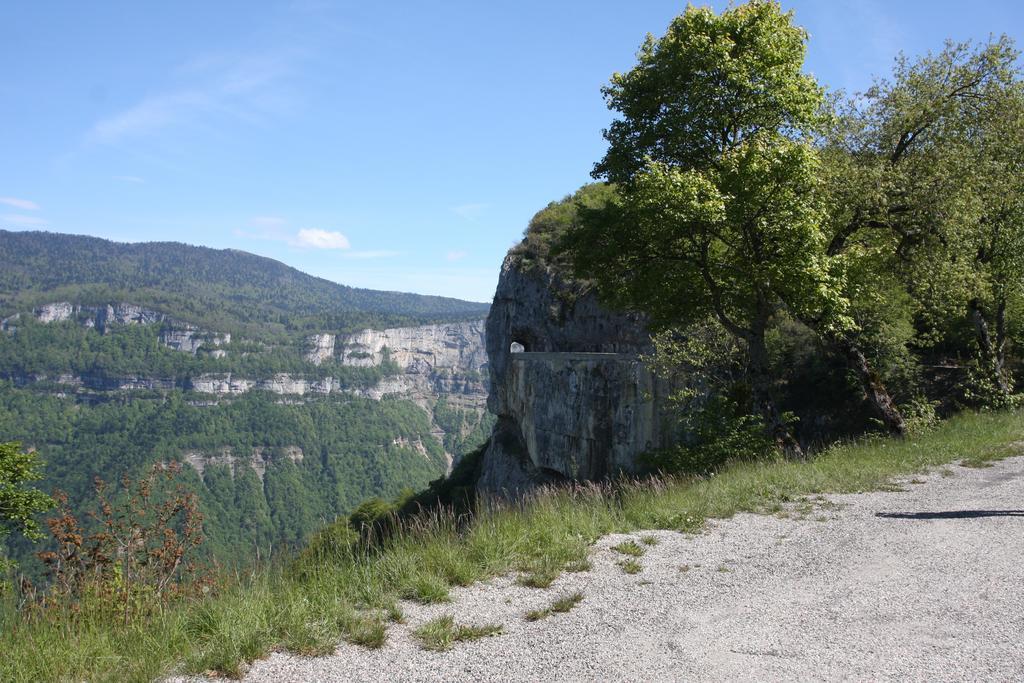 Roulottes Au Pied Du Vercors แซงต์-ฌอง-ออง-รัวยองส์ ภายนอก รูปภาพ